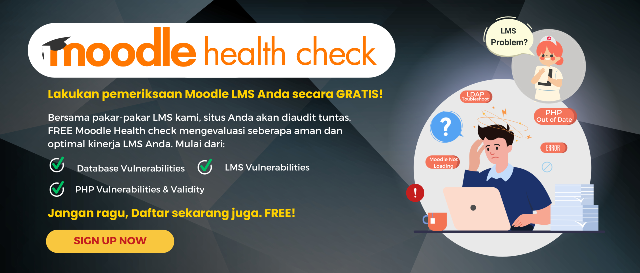 Free moodle healthcheck