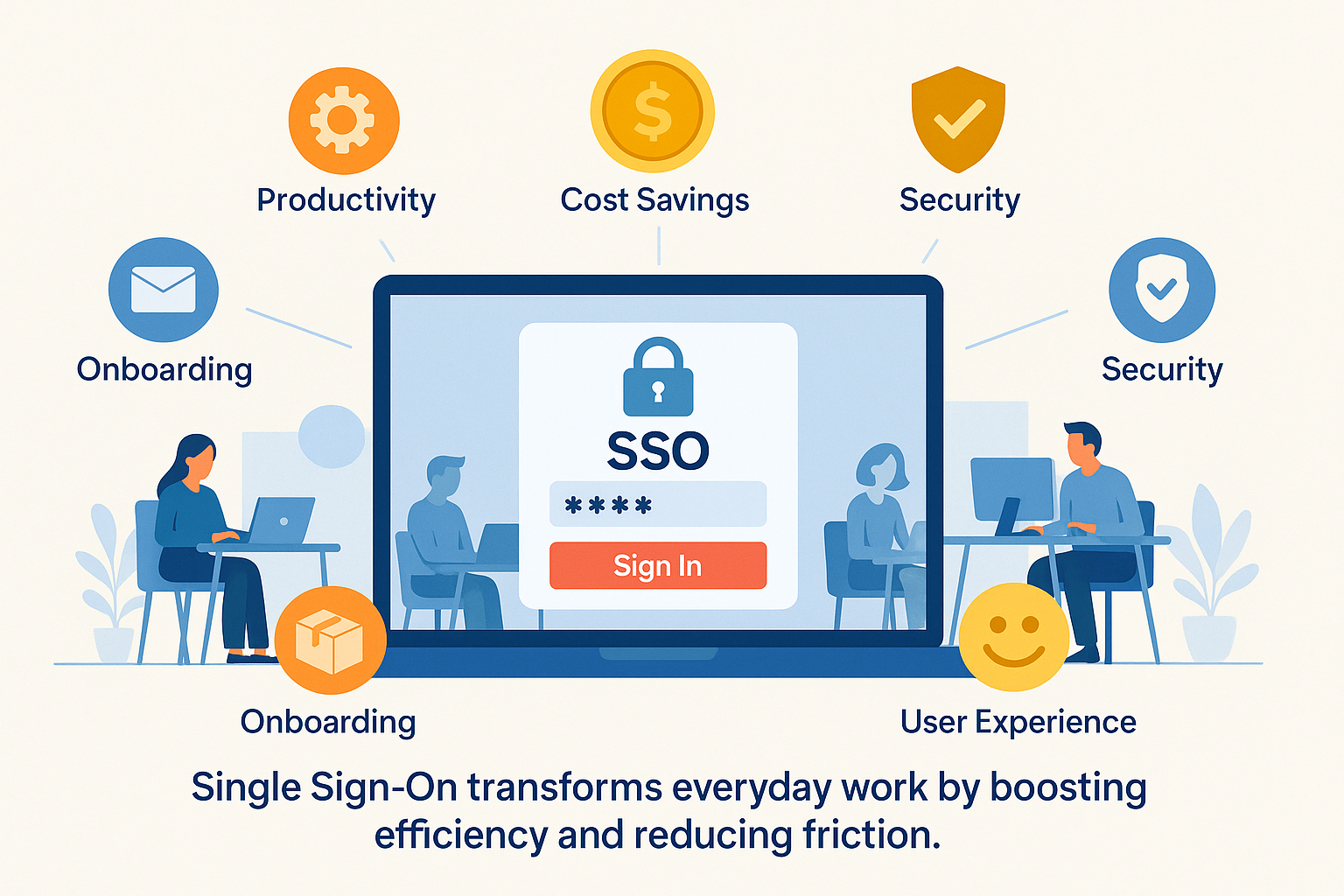 The Top 5 Ways SSO Improves Business and Efficiency -illlustration 1